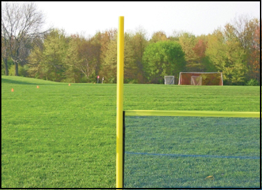 grand slam fencing foul pole